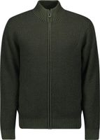 Pullover Full Zipper 2 Coloured Mel Groen