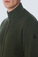 Pullover Full Zipper 2 Coloured Mel Groen