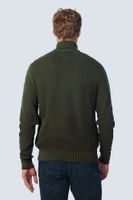 Pullover Full Zipper 2 Coloured Mel Groen