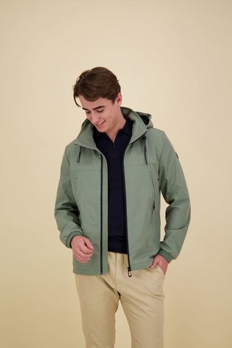No Excess Jacket Mid Long Hooded Groen