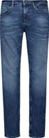 Jeans 711 Regular Stone Used Blauw