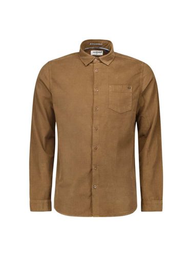 No Excess Shirt Corduroy Solid Groen