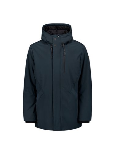 No Excess Parka Jas Hooded Softshell Blauw