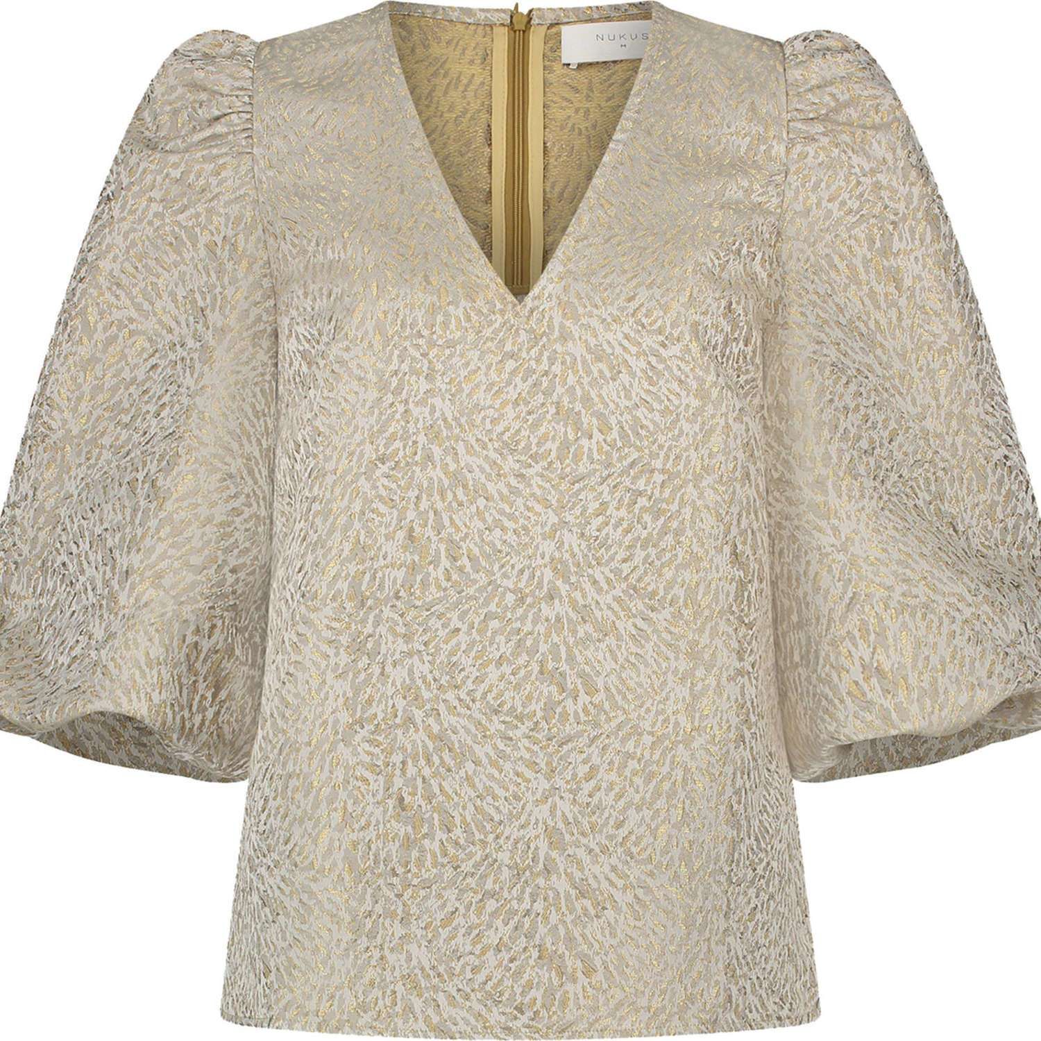 Nukus Blouse Delilah Zand Goud