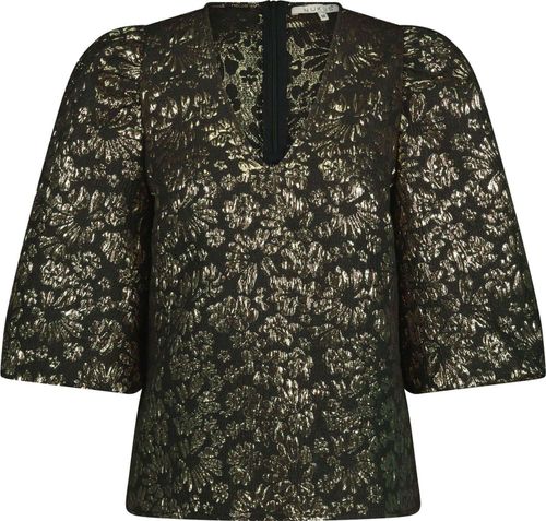 Nukus Delilah Blouse Lurex Zwart