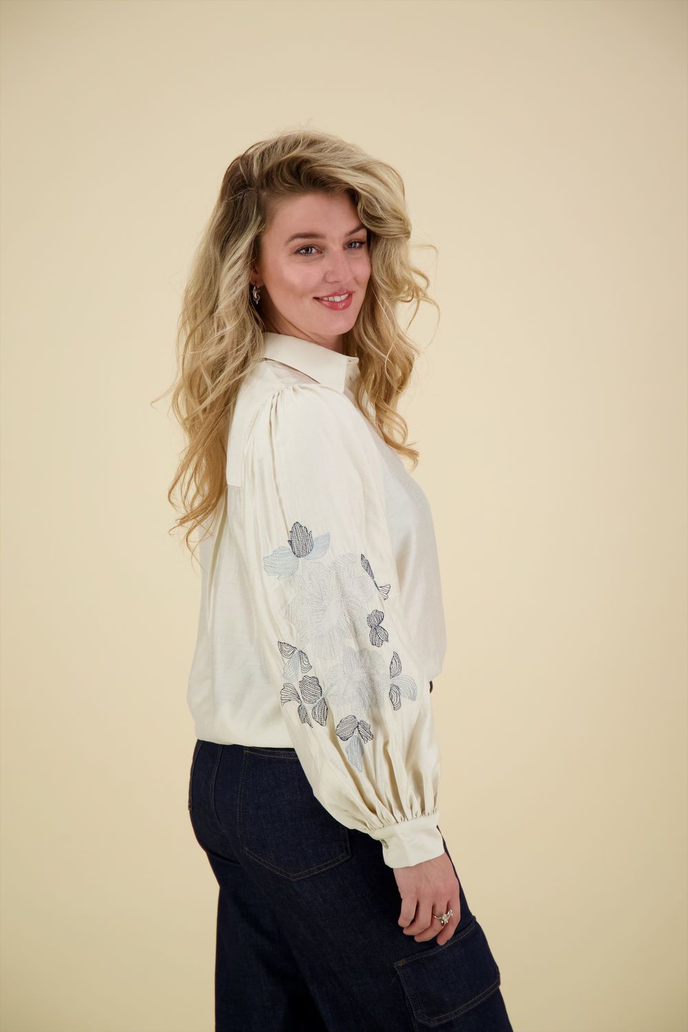 Nukus Blouse Milanova Wit