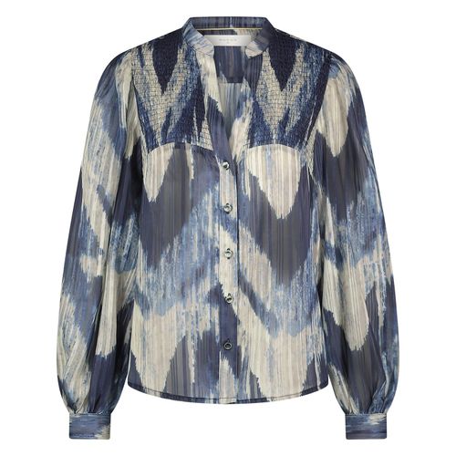 Nukus Blouse Prestonia  Blauw