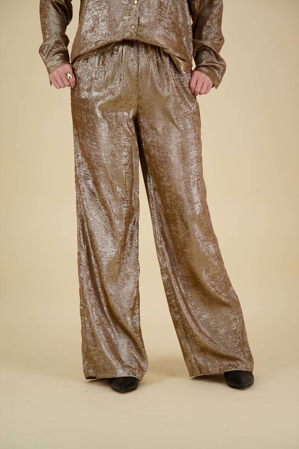 Nukus Broek Josephine  Taupe