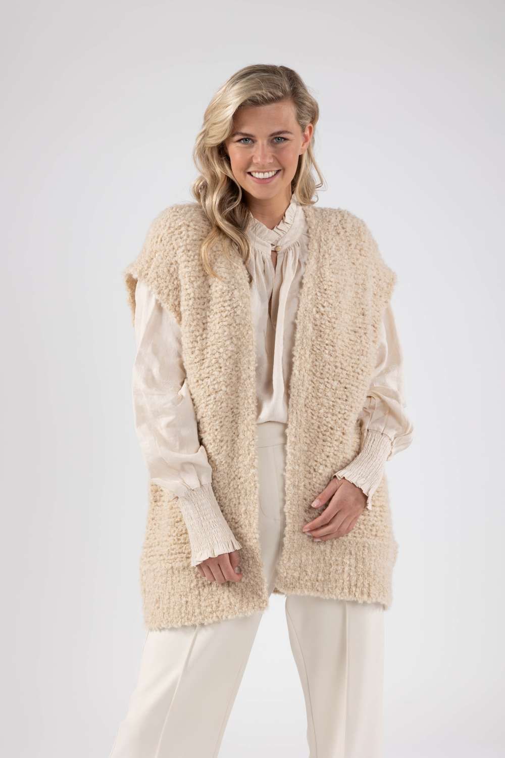 Nukus Gilet Gilly Beige