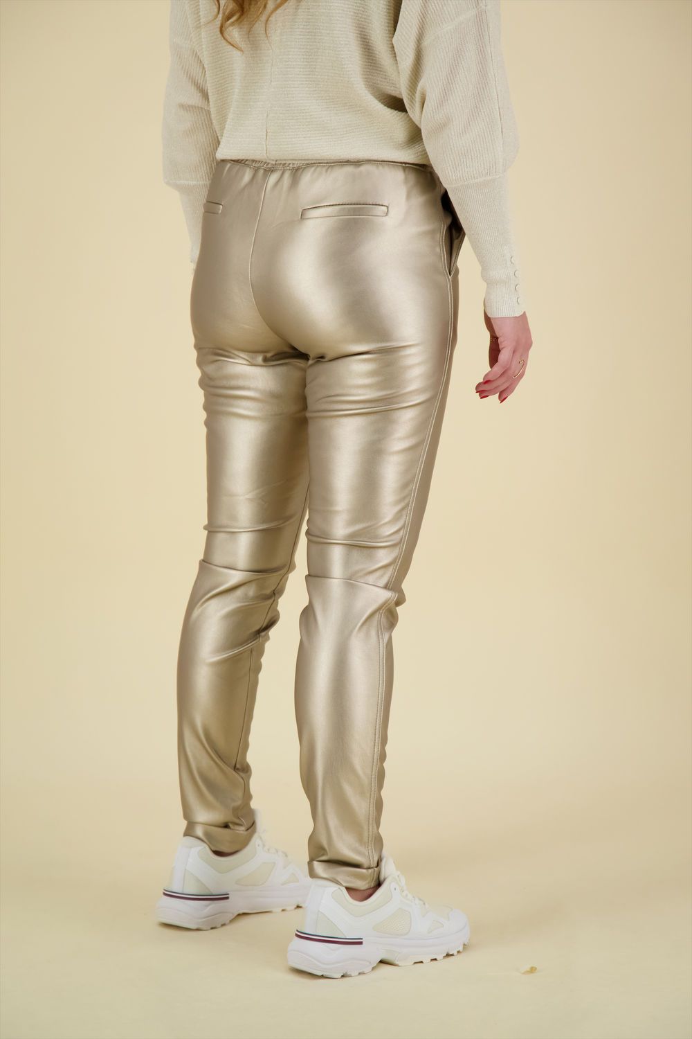 Nukus Pantalon Paris Goud Metalic