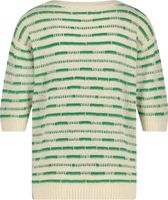 Pullover Vinna SS Stripe Groen