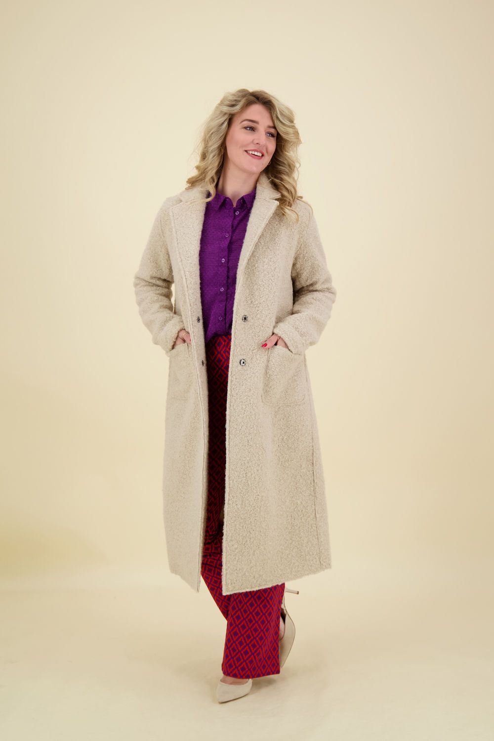 Nukus Trenchcoat Mace Beige