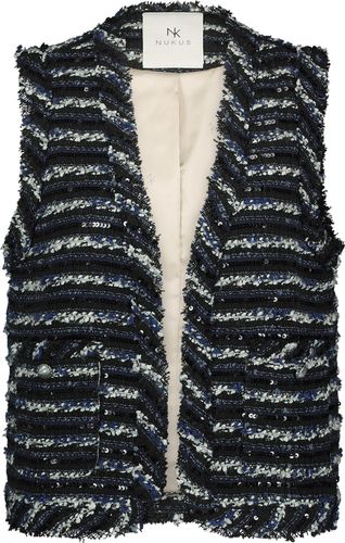 Nukus Gilet Taylor Paillet Blauw