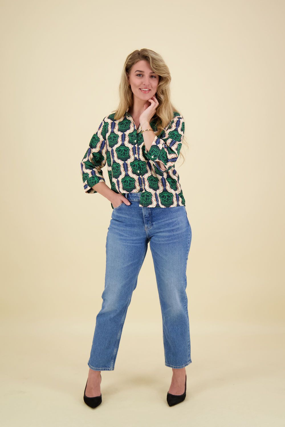 Object Blouse Emmi Groen