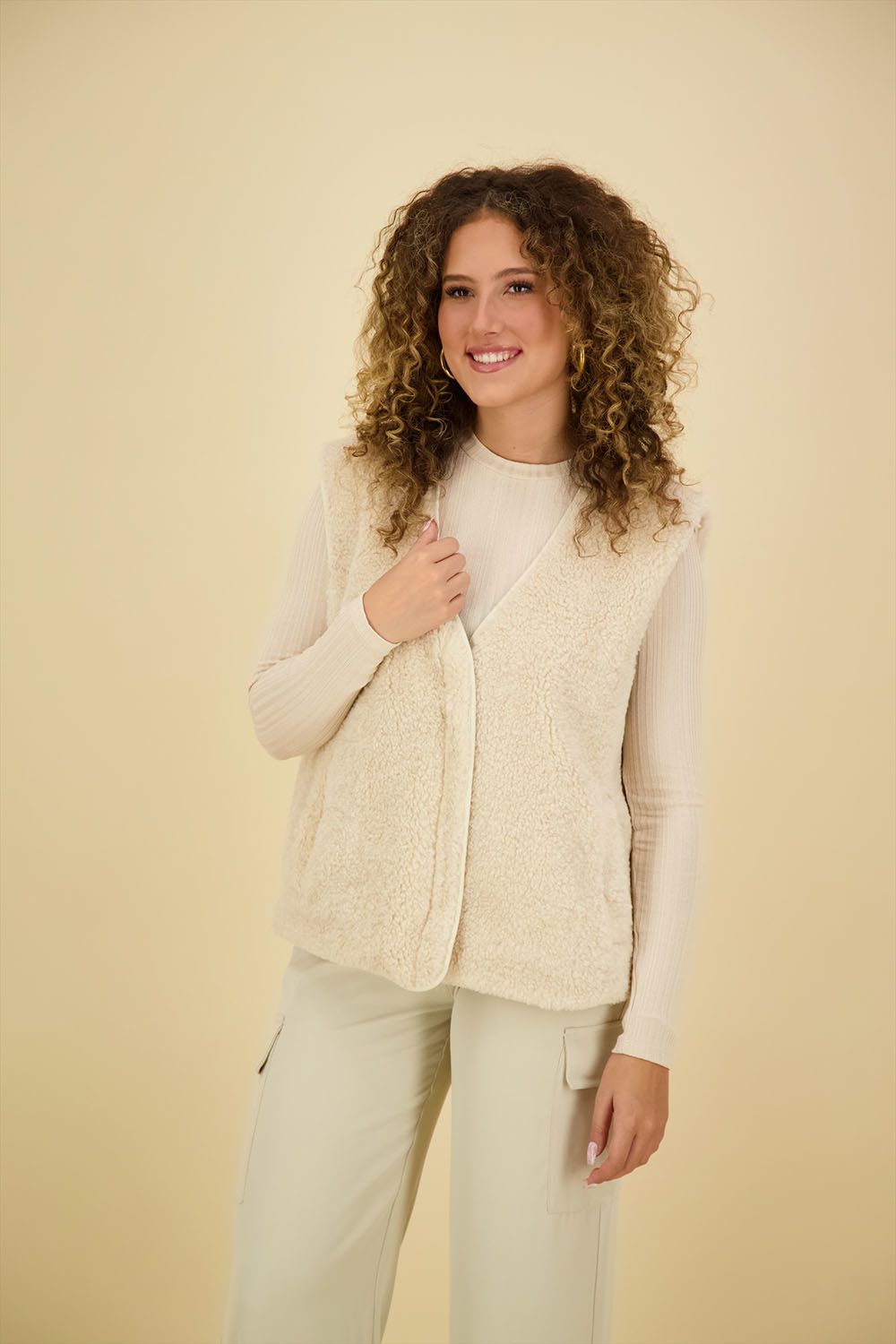 Object Gilet Objella Beige