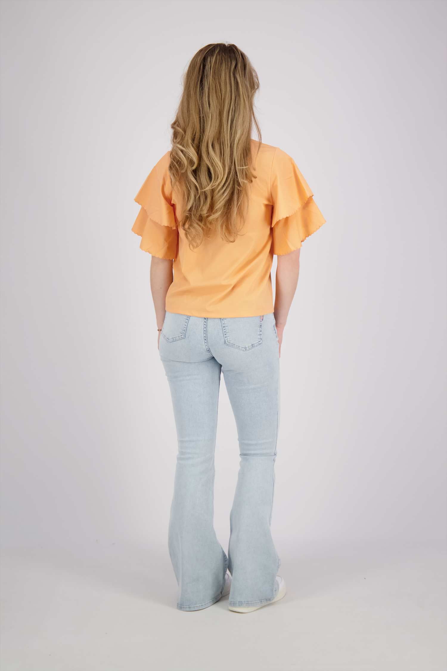 Object T-shirt Anni-li Oranje