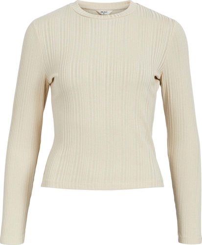 Object Adriana top o neck ls Beige