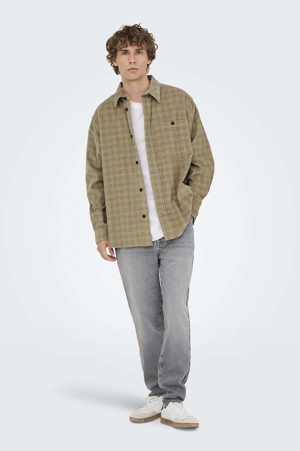 Only & Sons Overshirt Beige Only & Sons Overshirt Beige