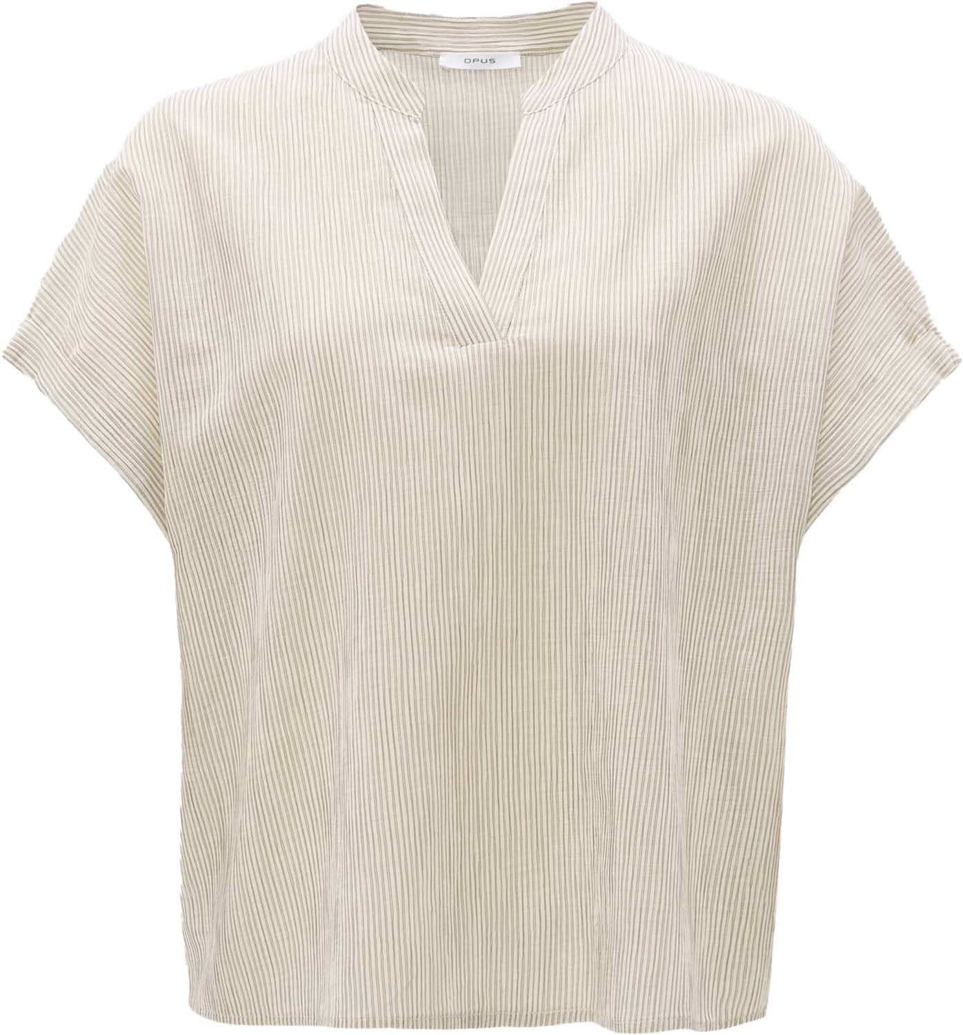 Opus Blouse Flandra Streep Beige