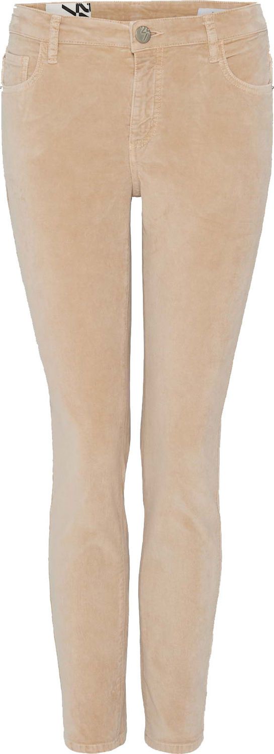 Opus Corduroy Broek Evita Beige 