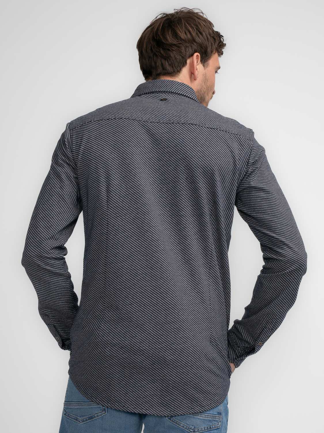 Petrol Overhemd Gebroken Wit Petrol Overhemd Gebroken Wit