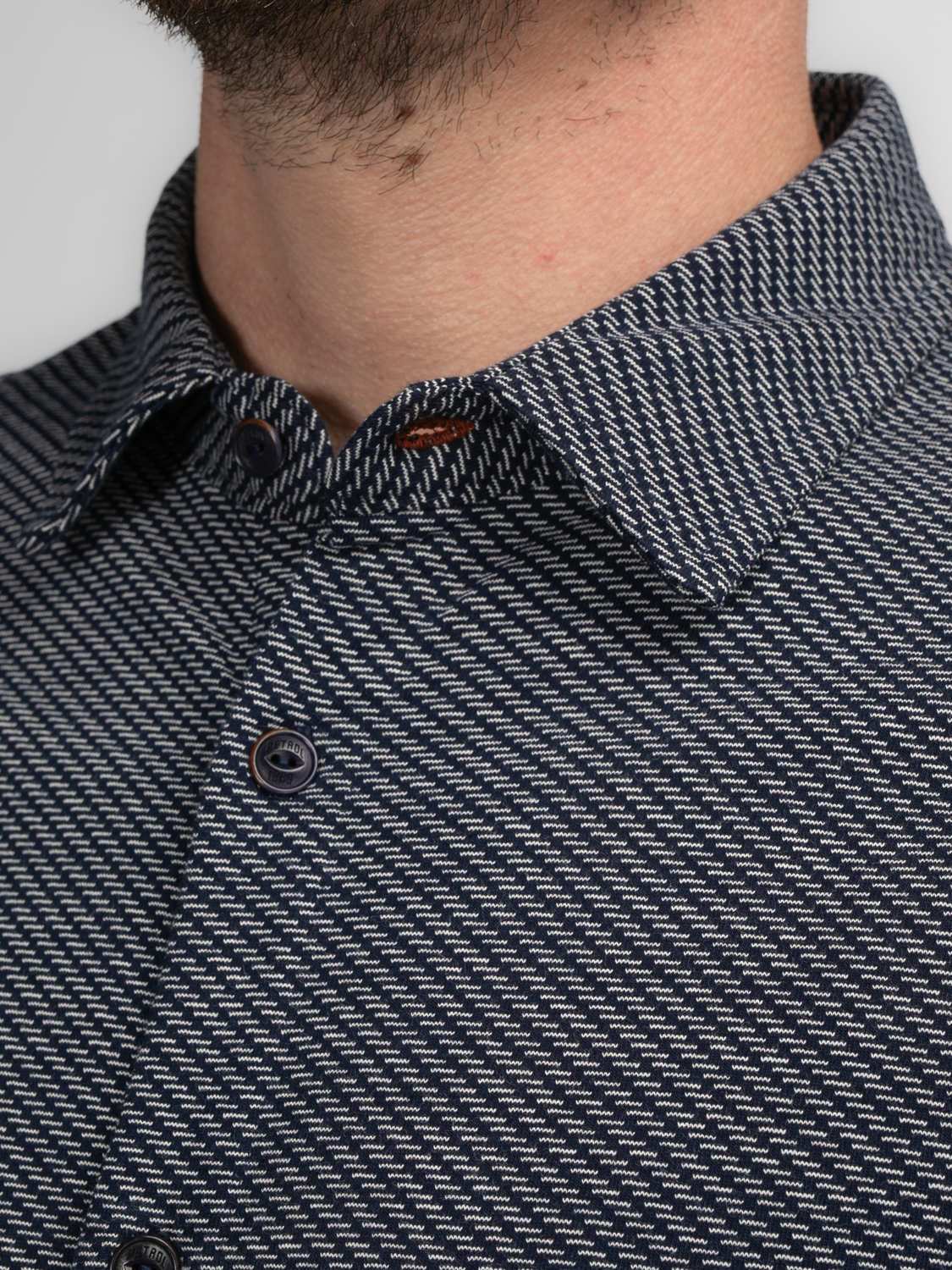 Petrol Overhemd Gebroken Wit Petrol Overhemd Gebroken Wit