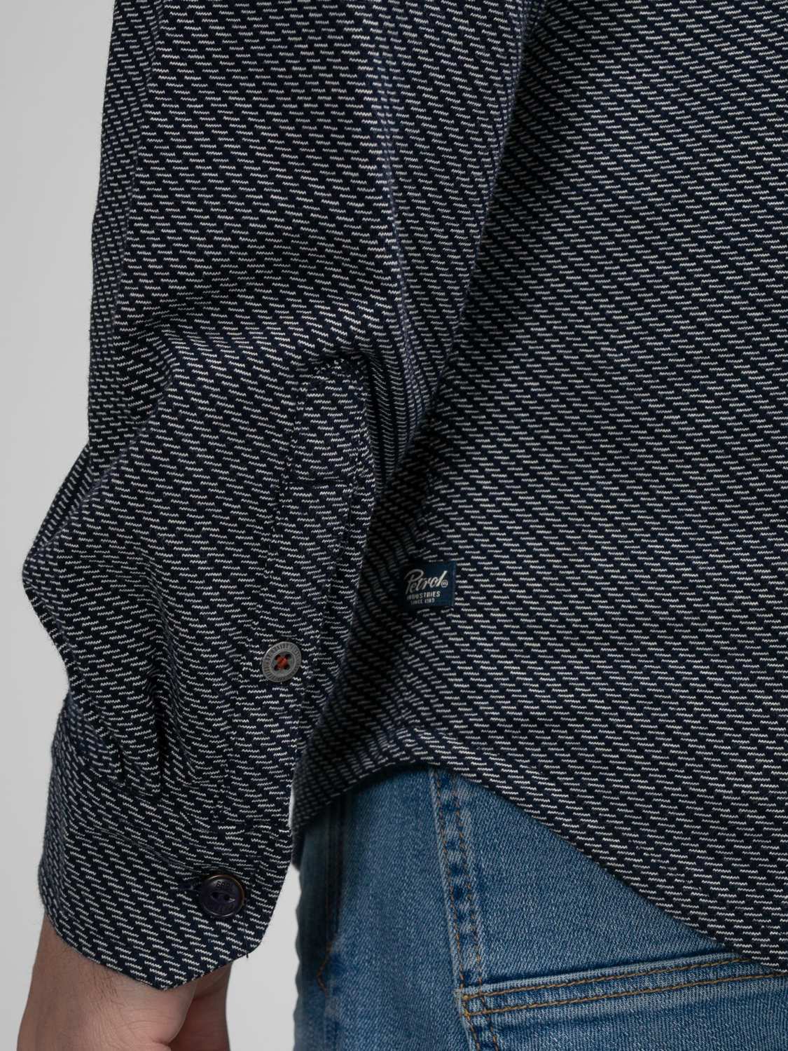 Petrol Overhemd Gebroken Wit Petrol Overhemd Gebroken Wit