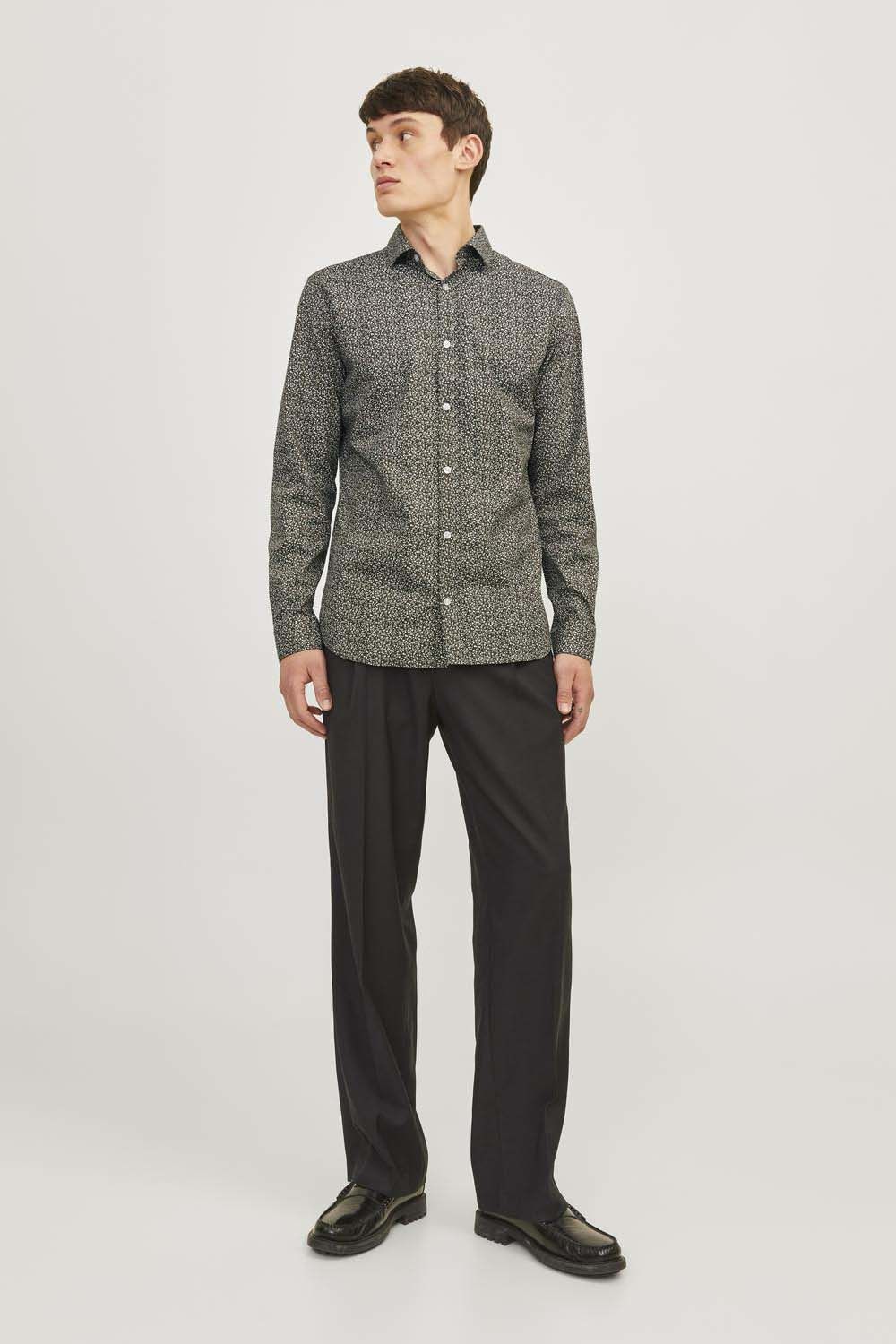 Jack & Jones JPRBLABLACKPOOL STRETCH LS SHIRT SN Groen Jack & Jones JPRBLABLACKPOOL STRETCH LS SHIRT SN Groen