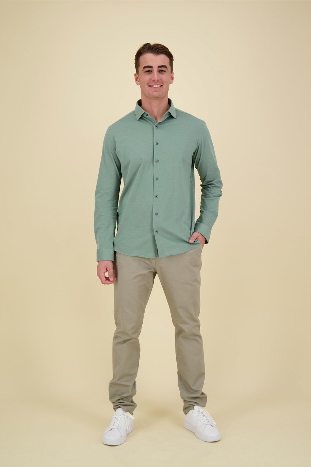 Bomont Overhemd Groen Bomont Overhemd Groen