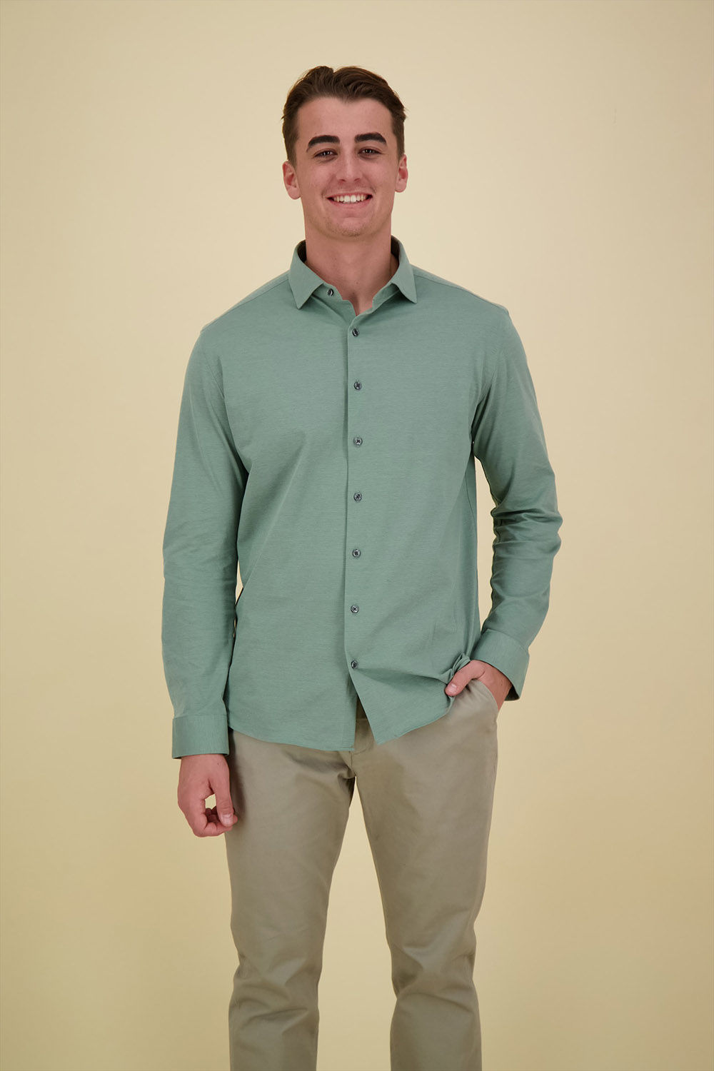 Bomont Overhemd Groen Bomont Overhemd Groen