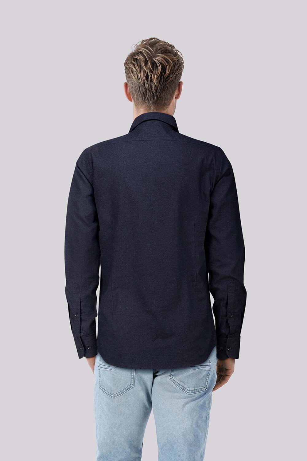 Bomont Overhemd Donkerblauw Bomont Overhemd Donkerblauw