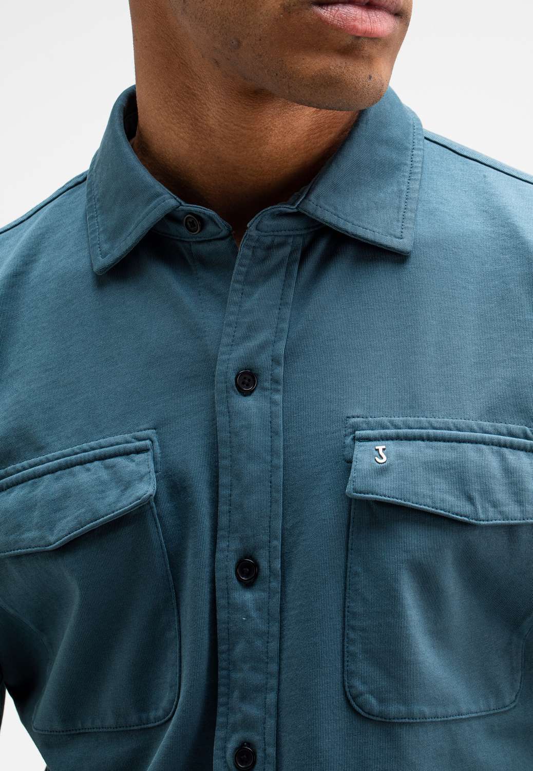 Butcher Of Blue Overhemd Finn Pocket Blauw Butcher Of Blue Overhemd Finn Pocket Blauw