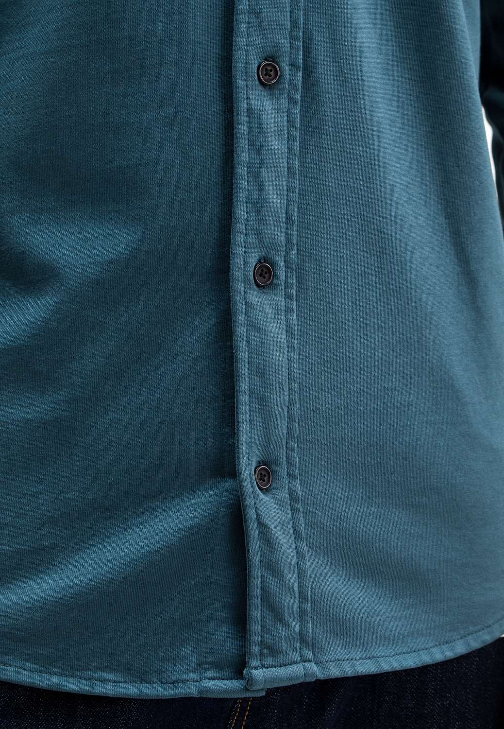 Butcher Of Blue Overhemd Finn Pocket Blauw Butcher Of Blue Overhemd Finn Pocket Blauw