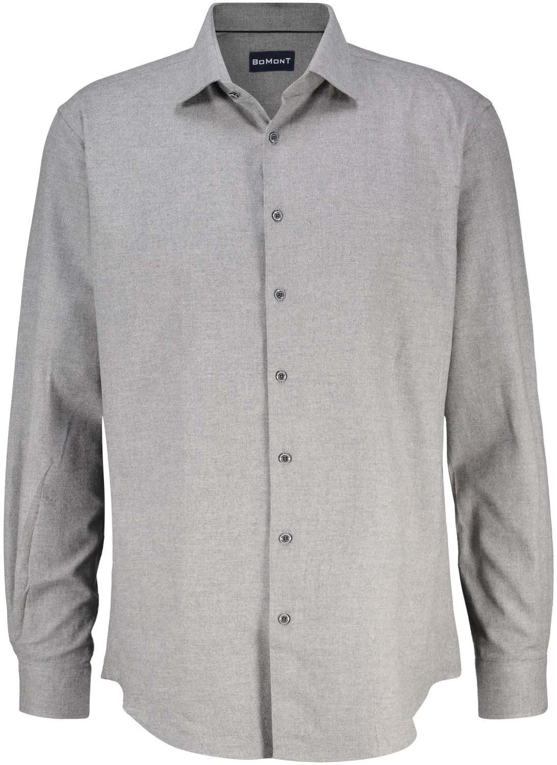 Bomont Overhemd Flanel Grijs Bomont Overhemd Flanel Grijs