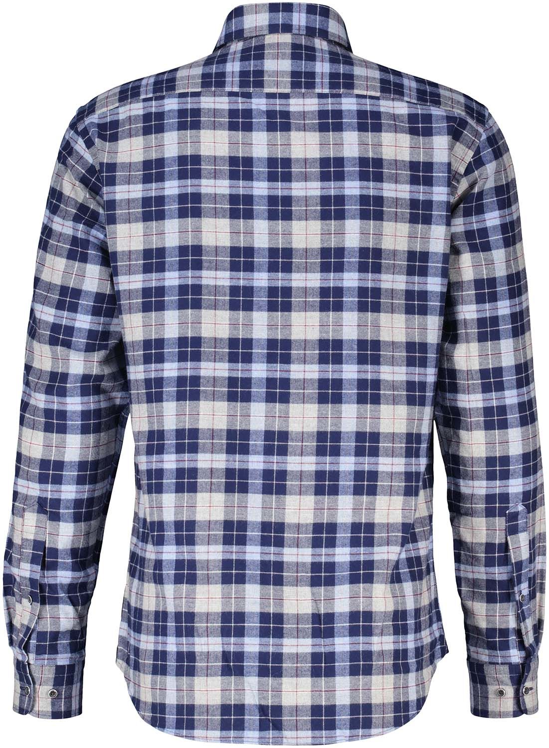 Bomont Overhemd Flanel Ruit Blauw Bomont Overhemd Flanel Ruit Blauw