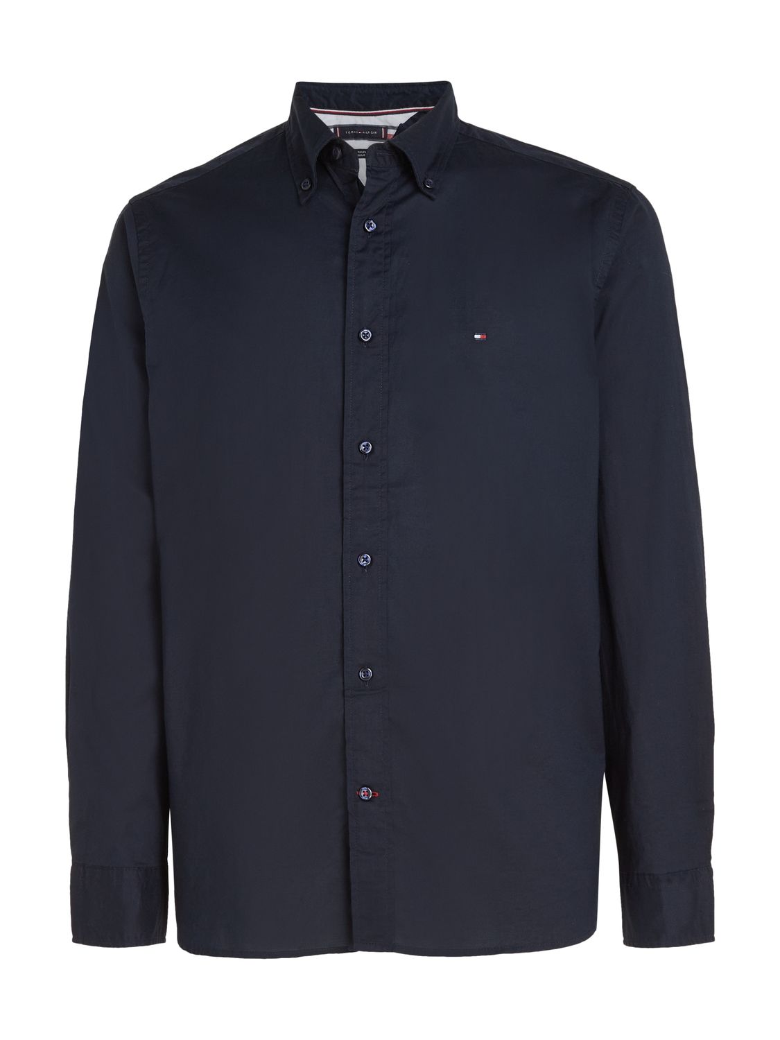 Tommy Hilfiger Overhemd Flex Poplin Donkerblauw Tommy Hilfiger Overhemd Flex Poplin Donkerblauw