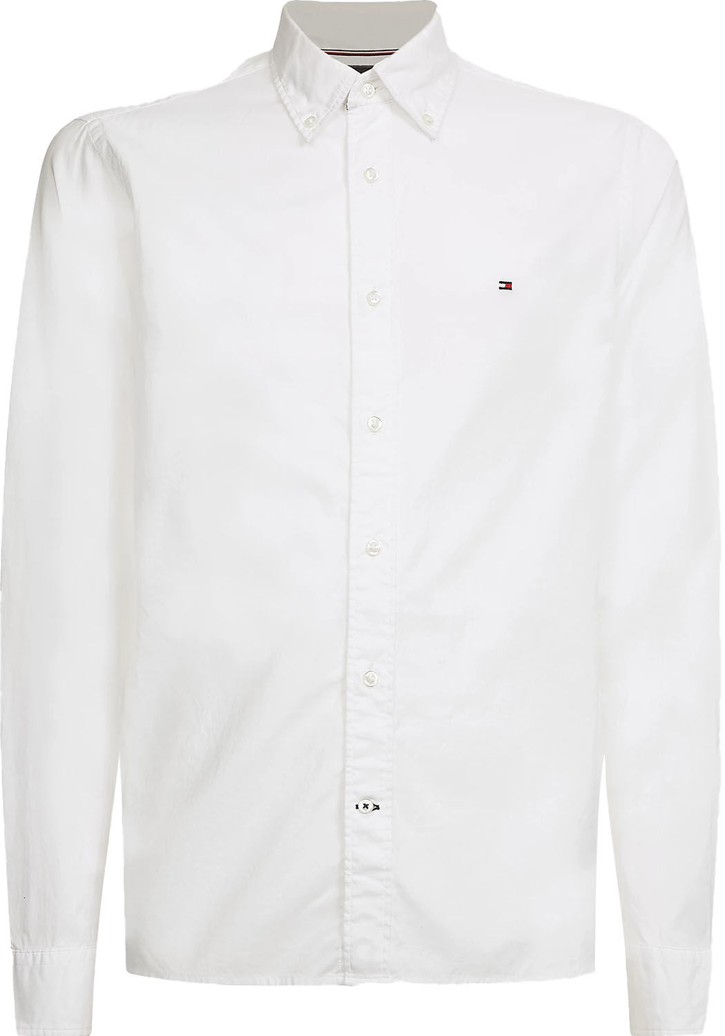 Tommy Hilfiger Overhemd Flex Poplin Wit Tommy Hilfiger Overhemd Flex Poplin Wit