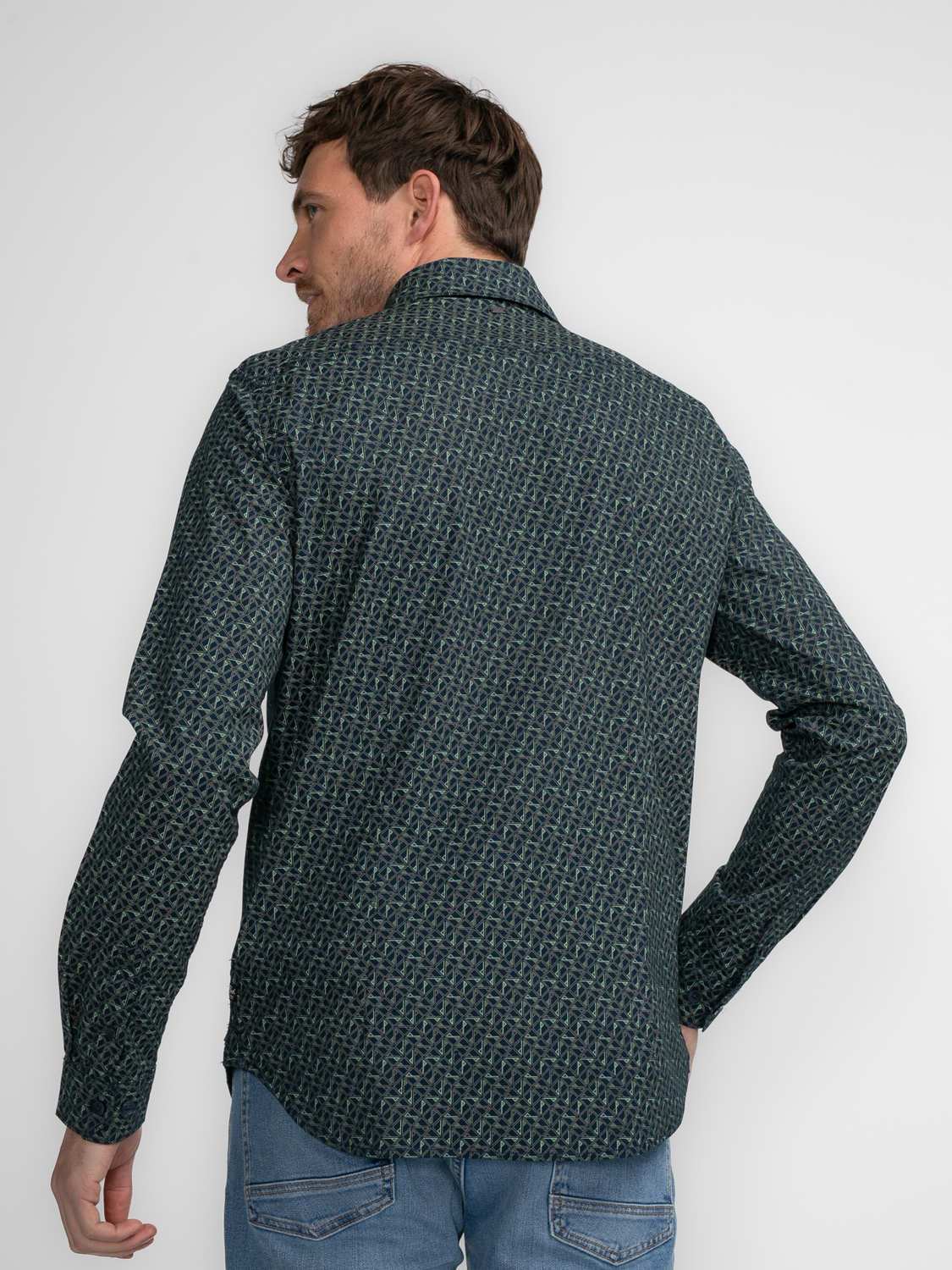 Petrol Overhemd Blauw Petrol Overhemd Blauw