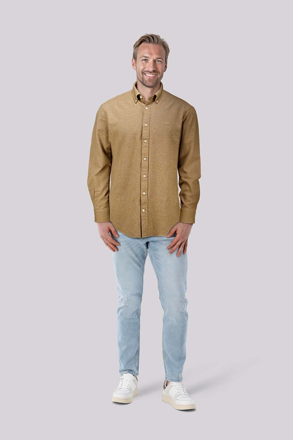 McGregor Overhemd Bruin  McGregor Overhemd Bruin