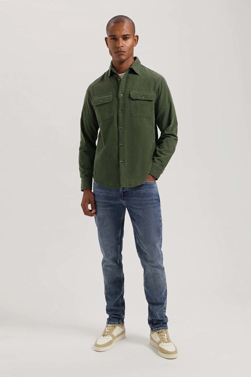 Dstrezzed Overhemd Samson Worker Groen Dstrezzed Overhemd Samson Worker Groen