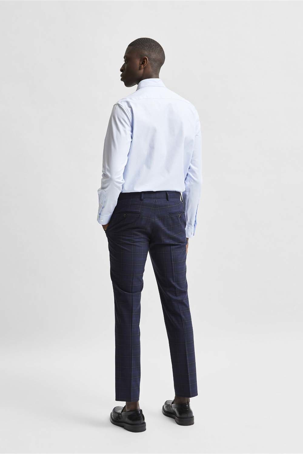 Selected Homme Overhemd Than Blauw Selected Homme Overhemd Than Blauw