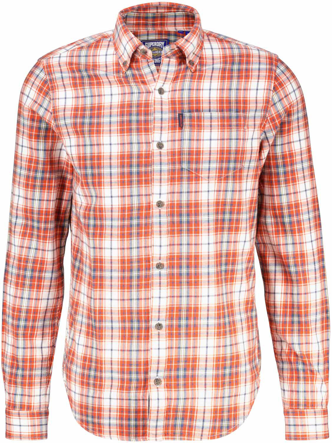 Superdry Overhemd Vintage Check Rood Superdry Overhemd Vintage Check Rood