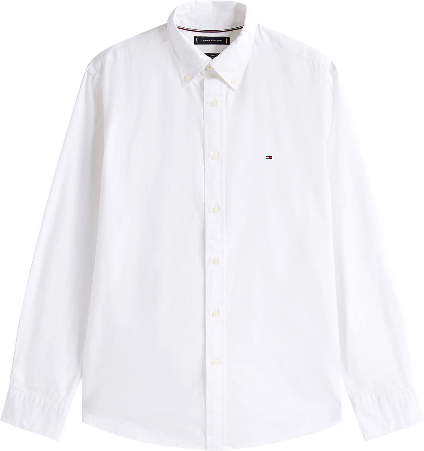 Tommy Hilfiger Overhemd Core Flex Wit Tommy Hilfiger Overhemd Core Flex Wit