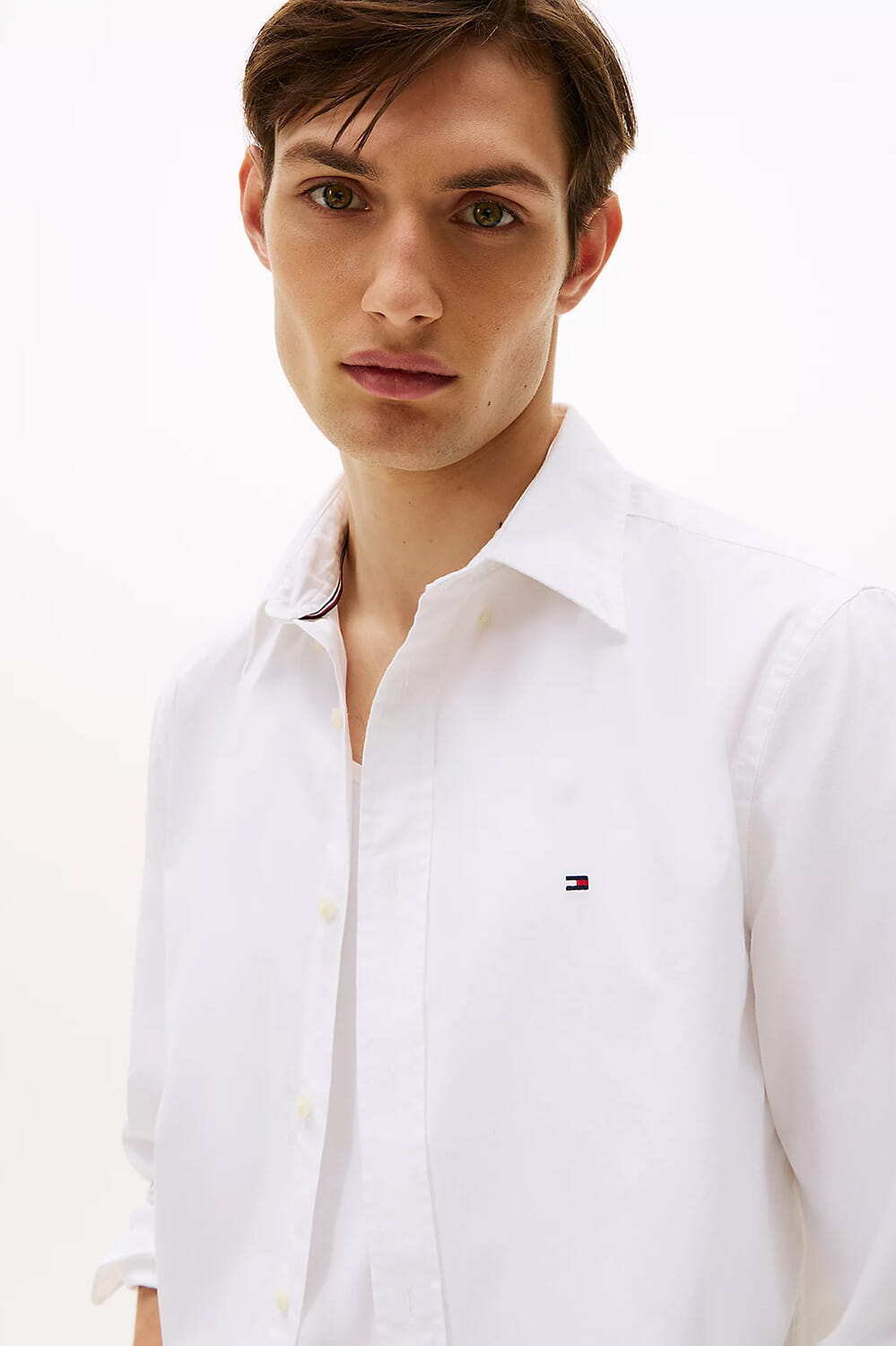 Tommy Hilfiger Overhemd Core Flex Wit Tommy Hilfiger Overhemd Core Flex Wit