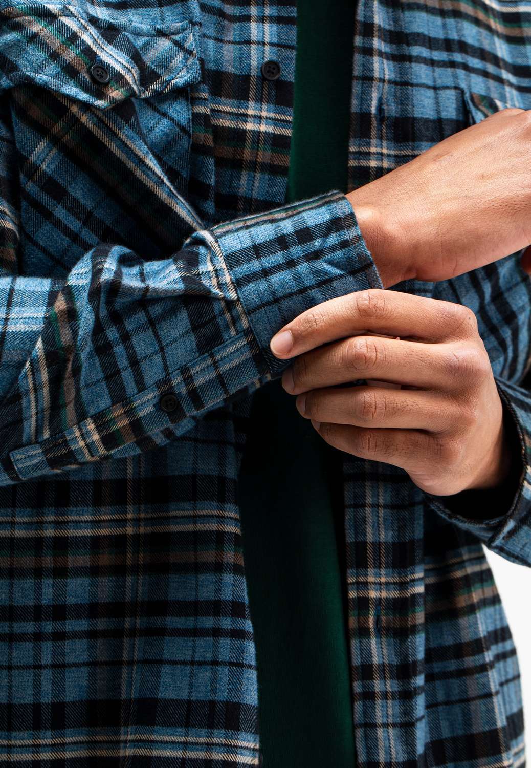 Butcher Of Blue Overshirt Cillian Blauw Butcher Of Blue Overshirt Cillian Blauw