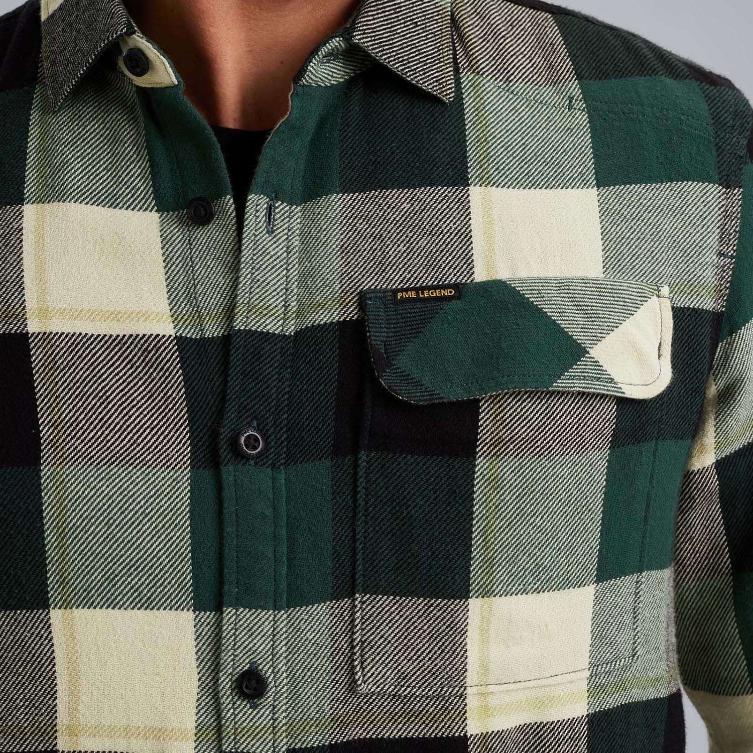 Pme Legend Overshirt Groen Pme Legend Overshirt Groen