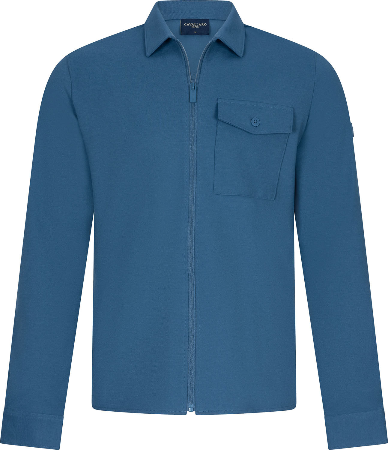 Cavallaro Napoli Overshirt Zelo Blauw Cavallaro Napoli Overshirt Zelo Blauw