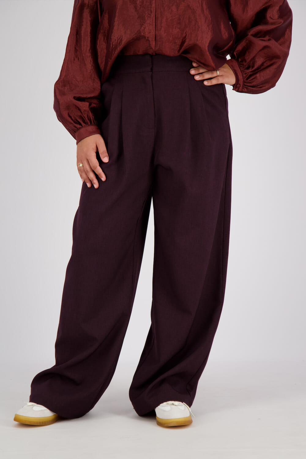 Vive La Femme Pantalon Bregje Rood  Vive La Femme Pantalon Bregje Rood