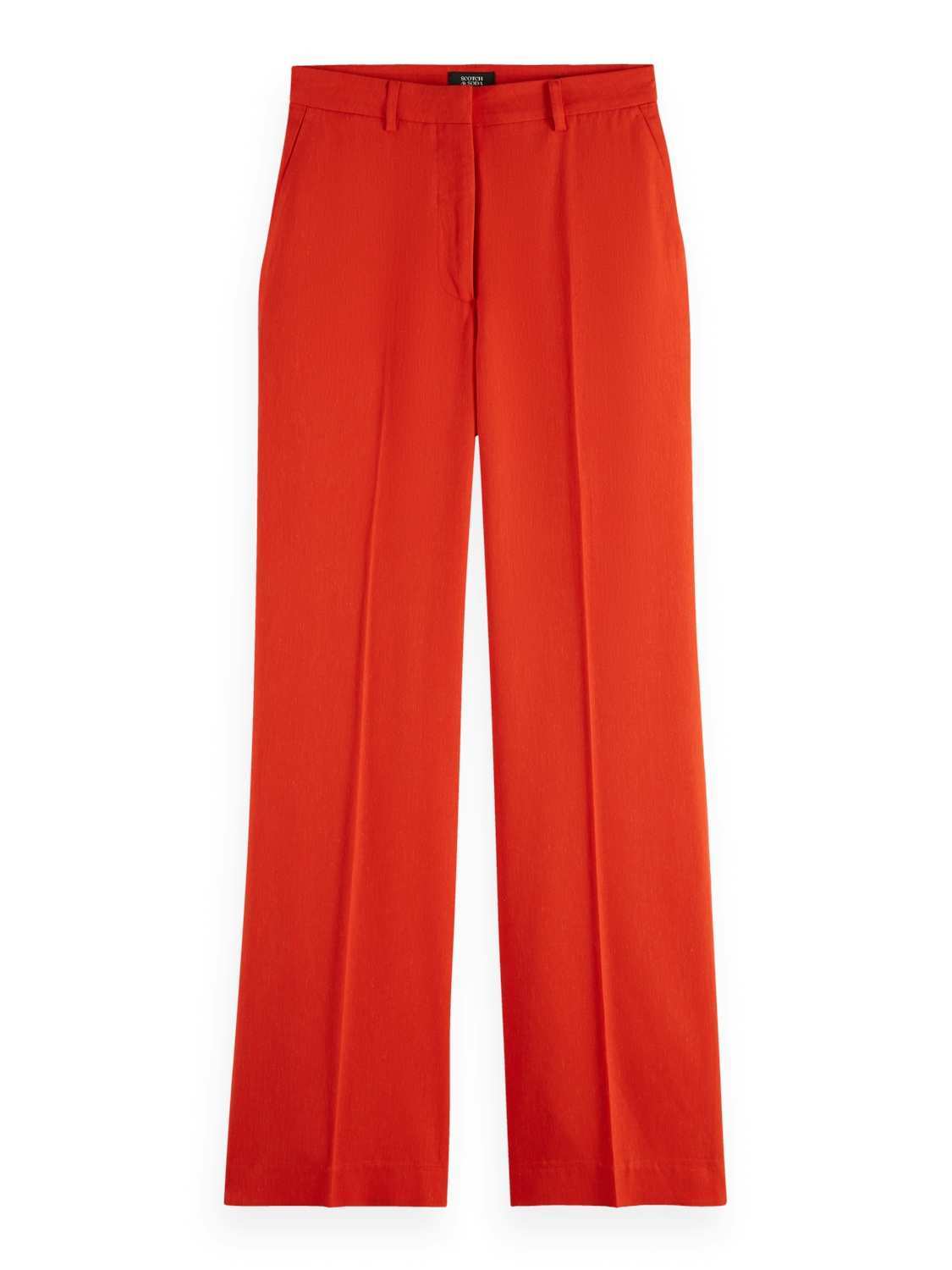 Scotch & Soda Pantalon Edie Drapey Rood Scotch & Soda Pantalon Edie Drapey Rood