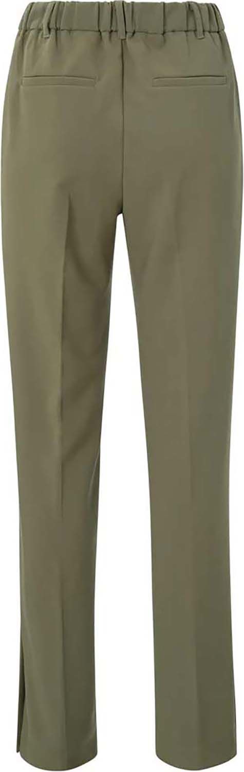 Yaya Woven wide leg trousers with e Grijs Yaya Woven wide leg trousers with e Grijs